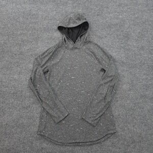 Lululemon Hoodie Mens Medium Grey Fresh Form Stretch Performance Run Gym Prep